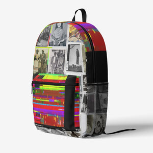 They Distort The Truth Retro Colorful Print Trendy Backpack