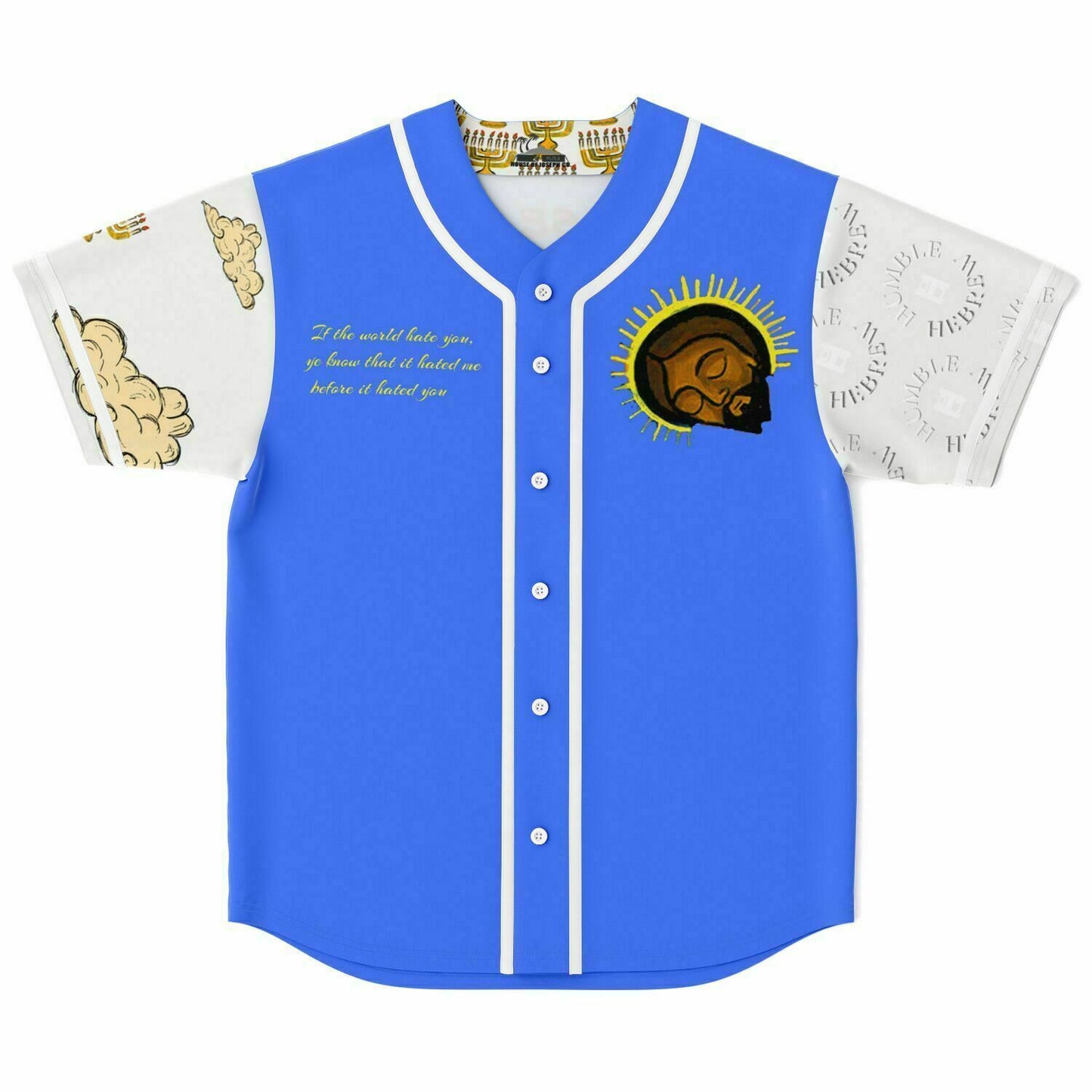 Stubble Royal Blue Baseball Jersey