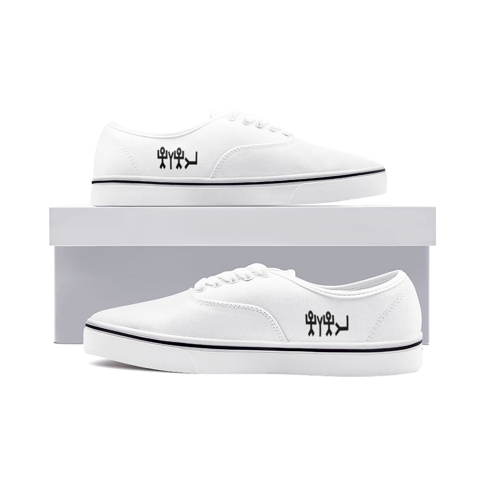 Tetragrammaton  Canvas Low Cut Loafer Sneakers