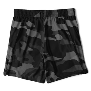 Camo Black w/Digital Fringe Inspired 2-in-1 Shorts