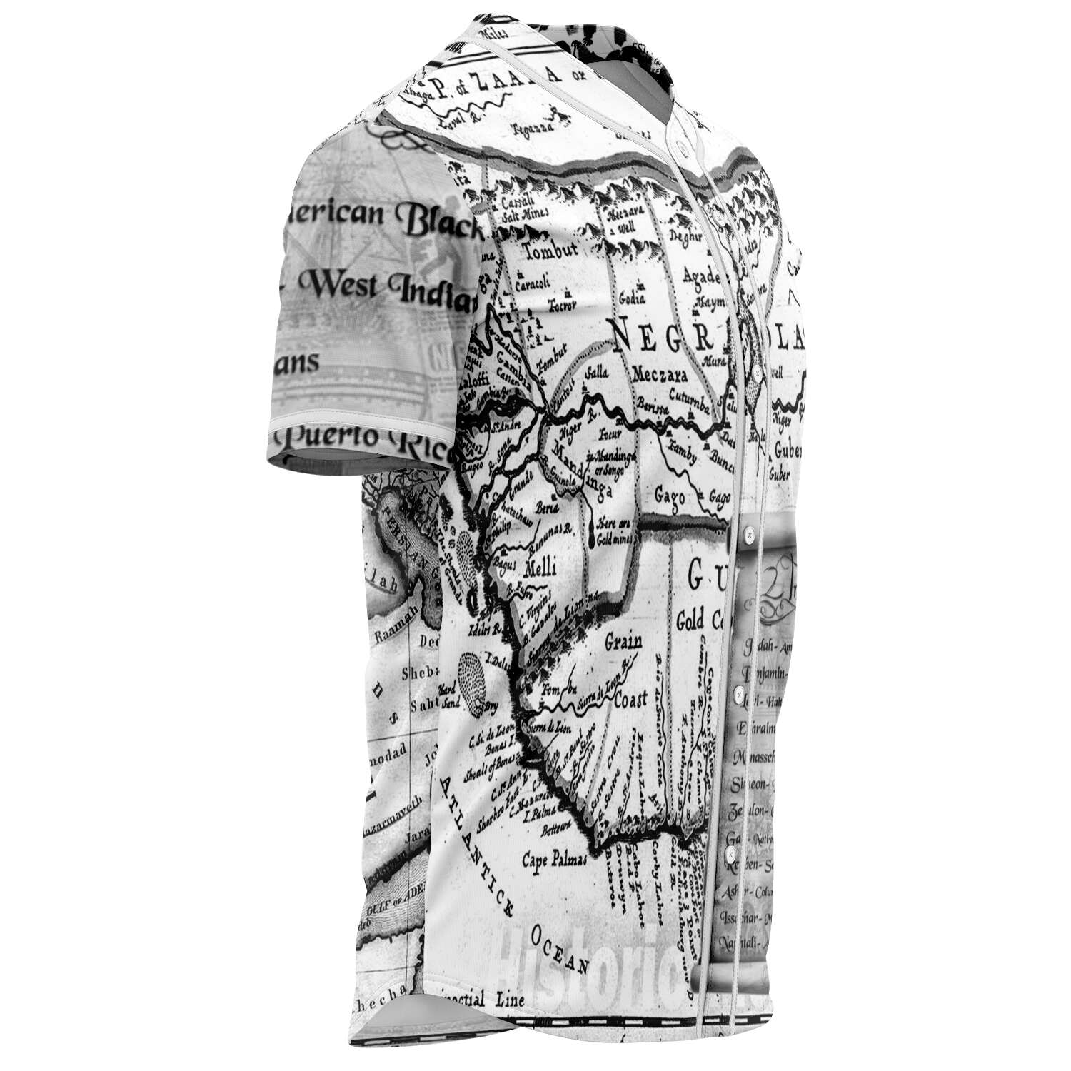 Hebrew Israelite "Maps Of Our Fathers" Jersey