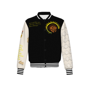 Unarmed Men's Light Bomber Kodiak Black Sports Jacket