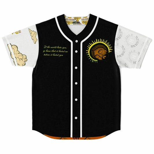Truth Unarmed Black Baseball Jersey - AOP copy
