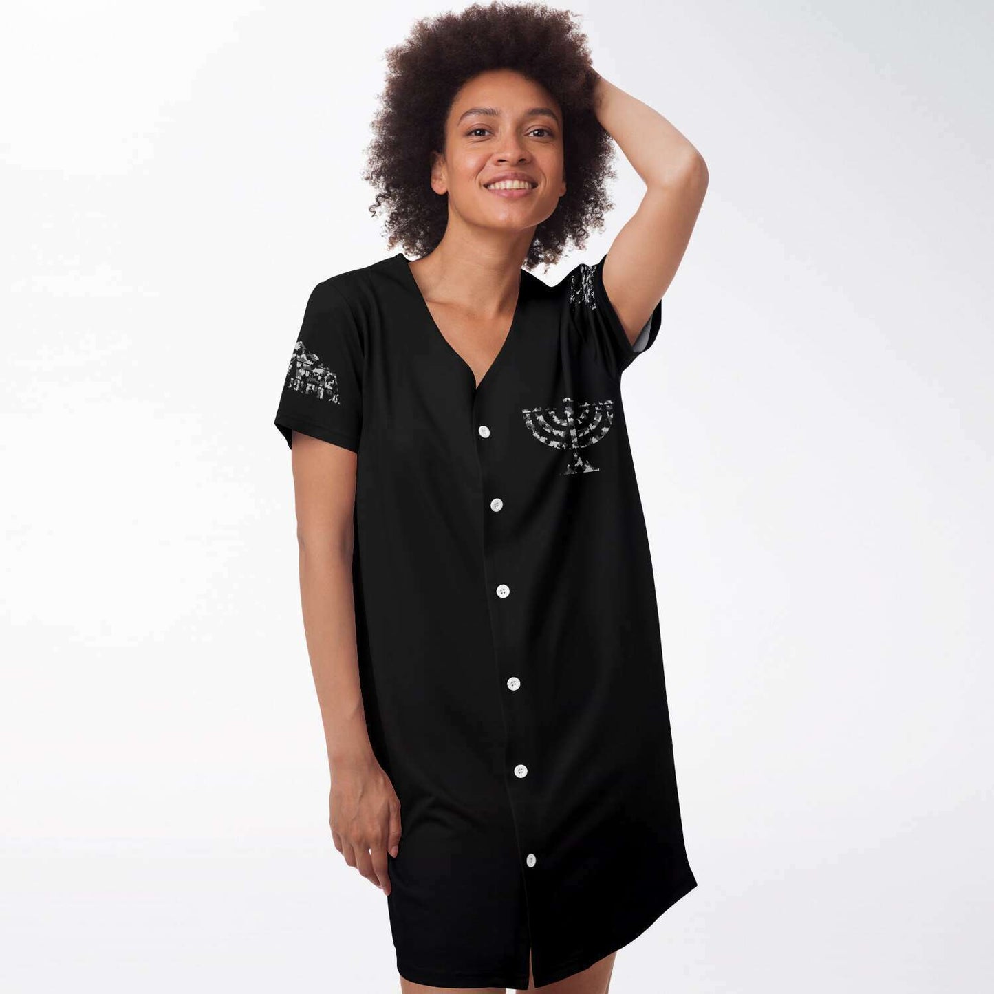 Women's Hebrew Israelite Tribe Of Judah Camo Black Jersey