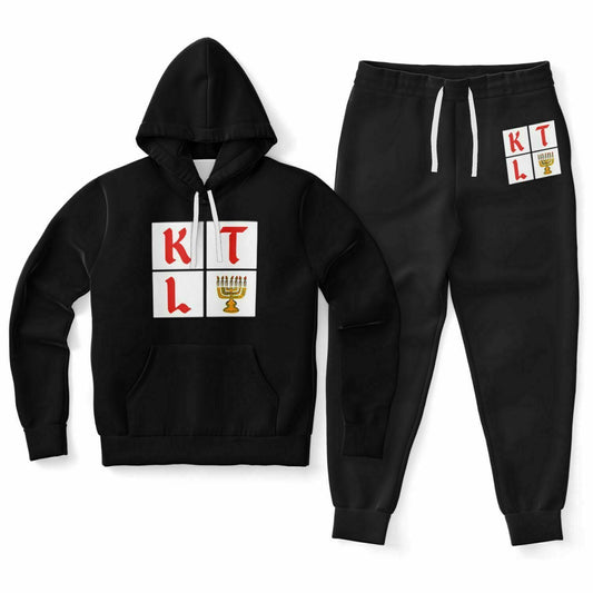Hebrew Israelite Keep The Law Sweat Suit Black