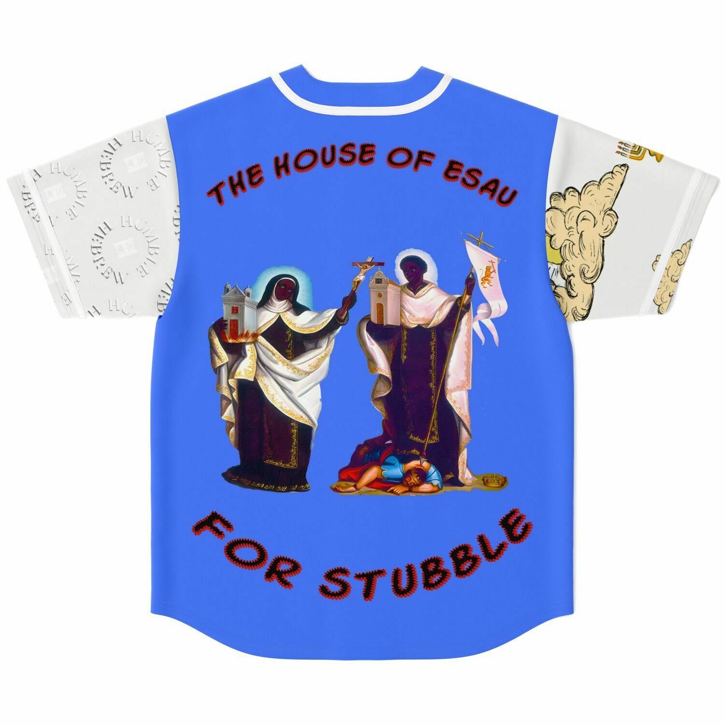 Stubble Royal Blue Baseball Jersey