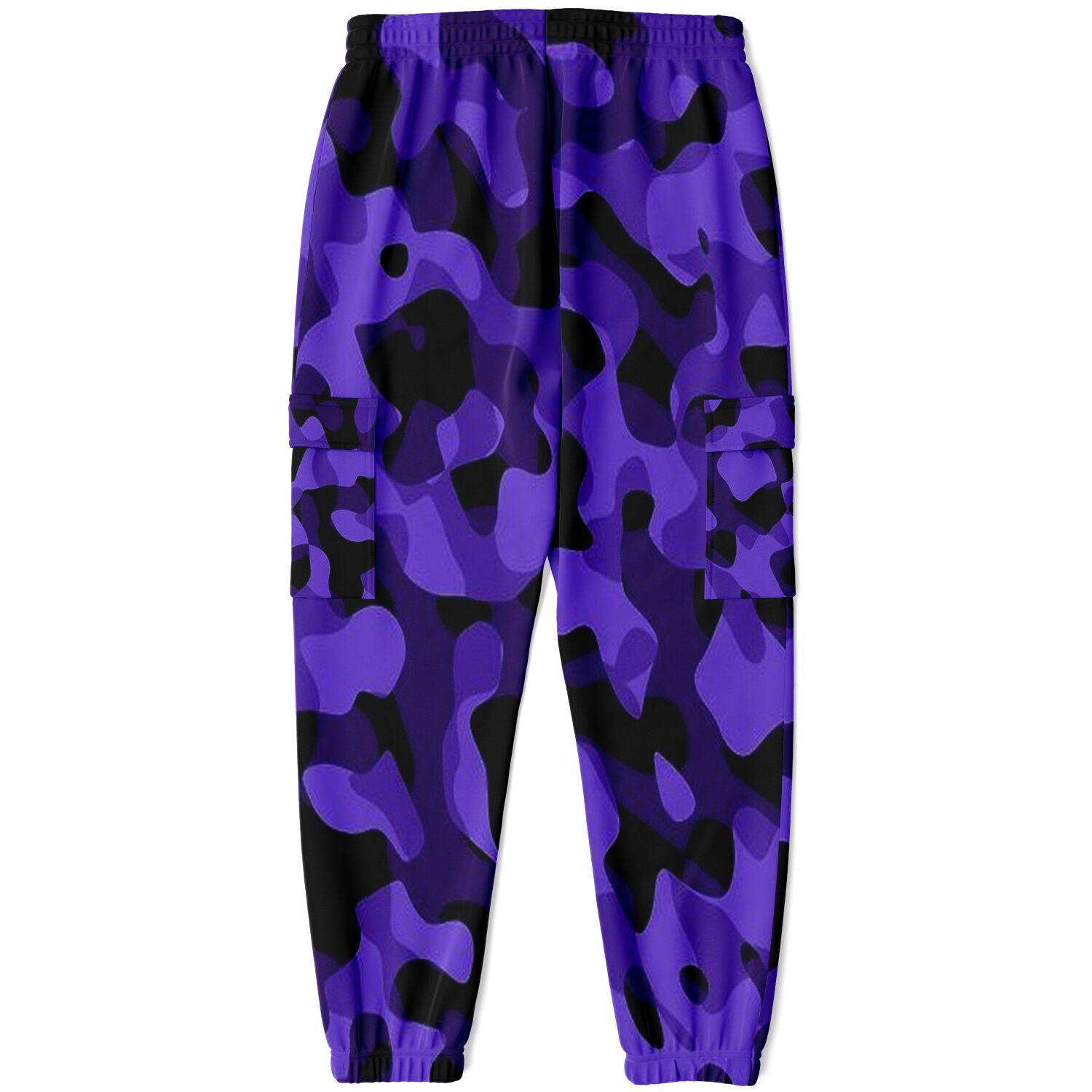 Camo Purple Premium Fit Sweatpants w/Cargo Pockets
