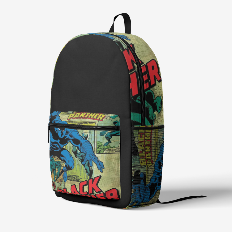 BLK Panther Retro Colorful Print Trendy Backpack