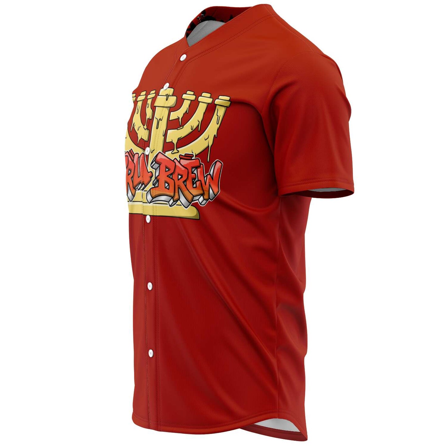 Hebrew Israelite Tru Brew Drip Red On Red Jersey