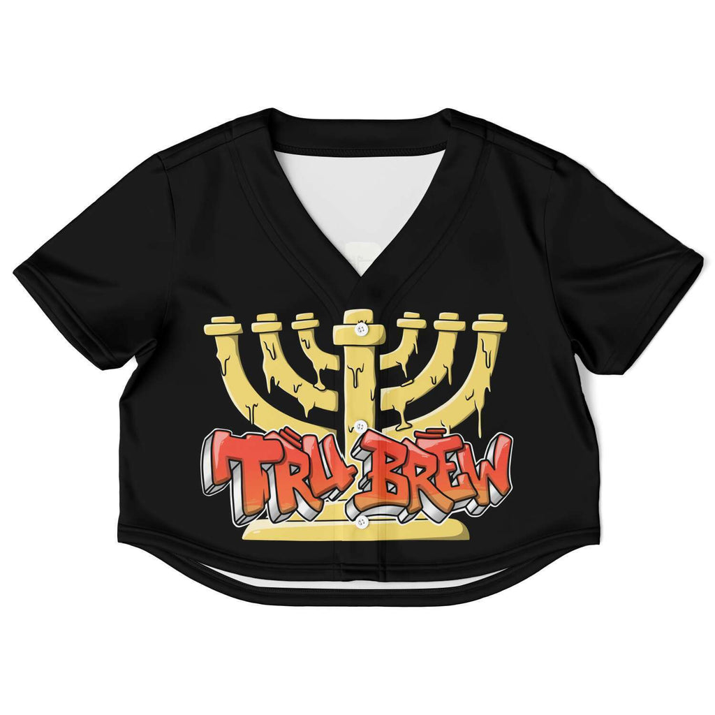 Hebrew Israelite Women's Tru Brew Black/Red Baseball Jersey