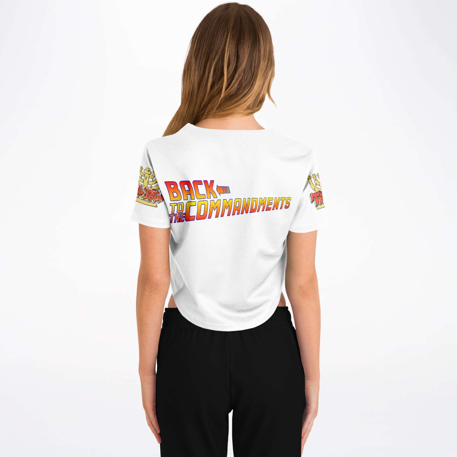 Hebrew Israelite Women's Back To The Commandments White Jersey
