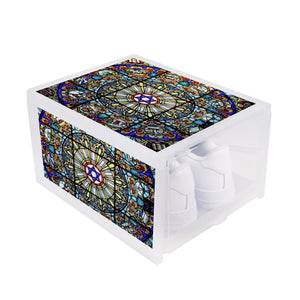 Custom 12 Tribes Of Israel Mosaic 3-sided Printed Shoe Box