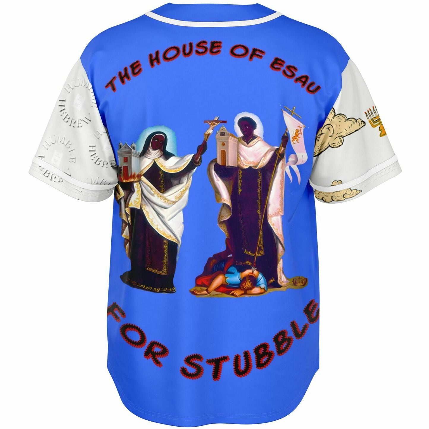 Stubble Royal Blue Baseball Jersey