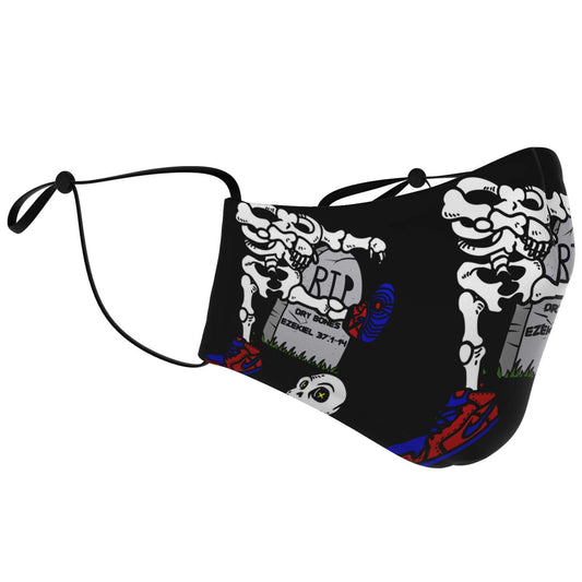 Hebrew Israelite Dry Bones Black Face Mask