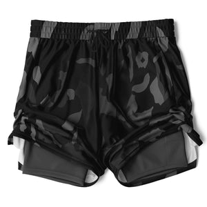 Camo Inspired 2-in-1 Shorts