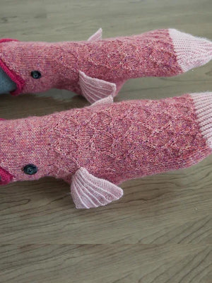 Knitted Crocodile Socks Medium Tube Animal Socks