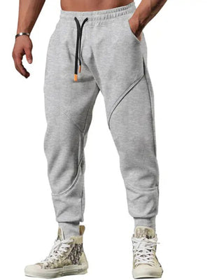 New casual sports pants men's loose three-dimensional stitching trousers