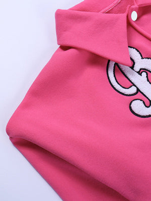 Knitted printed long-sleeved baseball jacket spring women's sexy hot girl