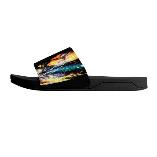 Tribe Of Judah Slide Sandals - Black